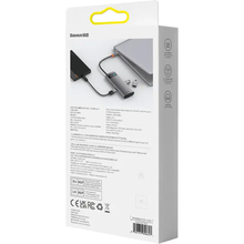 USB-хаб BASEUS Metal Gleam Series 15 см Gray (WKWG070013)