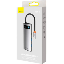 Док-станция BASEUS Metal Gleam Series 7 in 1 Gray (WKWG020113)