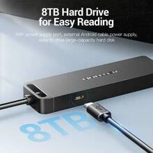 USB-хаб VENTION 4xUSB 2.0 15см Black (CHMBB)