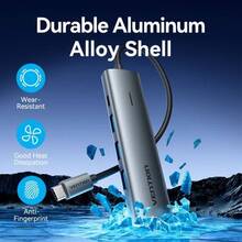 USB-хаб VENTION 4xUSB 3.0/1xUSB-C 5Gbps Black (TGZHB)