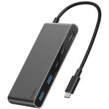 Док-станція BELKIN USB-C 7-in-1 Multiport Dock 100 Вт (AVC023HQSGY)