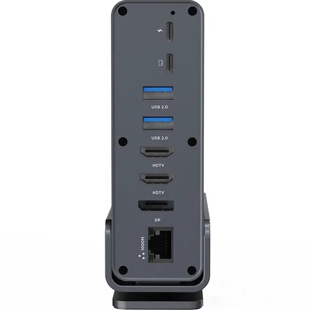 Док-станция CABLEXPERT USB-C 15-в-1 (A-CF-COMBO15-01) Дополнительные разъемы LAN (RJ-45)