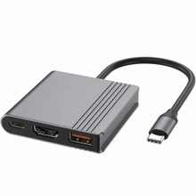 Док-станция CABLEXPERT USB-C 3-в-1 Space Grey (A-CM-COMBO3-05)