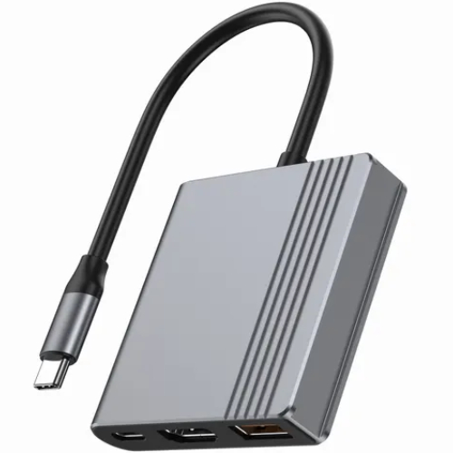 Док-станция CABLEXPERT USB-C 3-в-1 Space Grey (A-CM-COMBO3-05) Тип питания пассивный