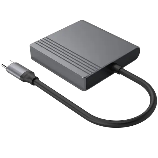 Док-станция CABLEXPERT USB-C to HDMI+DP adapter Black (A-CM-HDMIFDPF-01) Тип питания пассивный