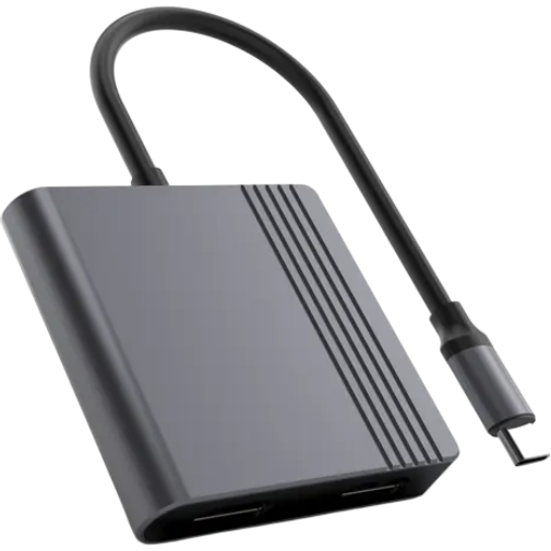 Док-станция CABLEXPERT USB-C to HDMI+DP adapter Black (A-CM-HDMIFDPF-01) Дополнительные разъемы HDMI