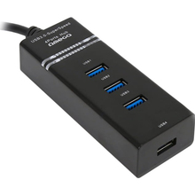 USB-хаб OMEGA USB 3.0 Hub 4 Port Black (OUH34B)