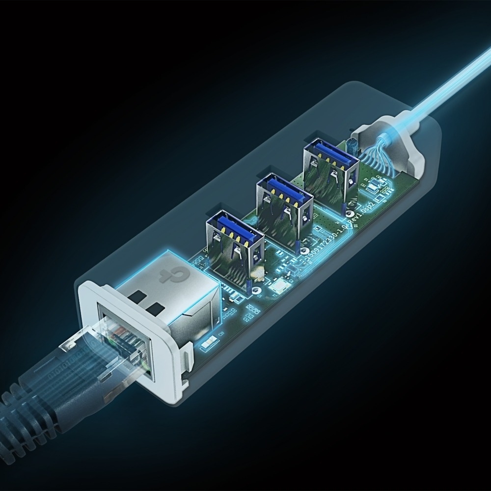 Док-станція TP-LINK UE330C White Інтерфейс підключення USB Type-C