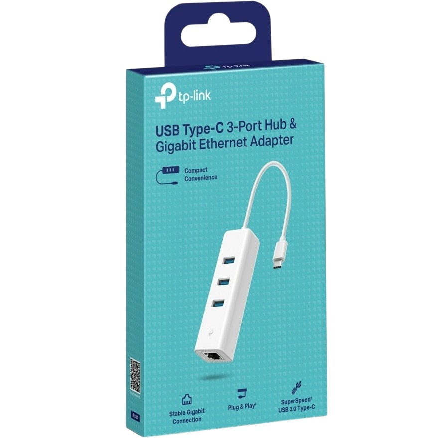 Док-станція TP-LINK UE330C White Тип живлення пасивний