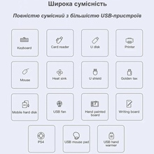 USB-хаб XOKO AC-404 USB Type-C - 4 USB (XK-AC-404)