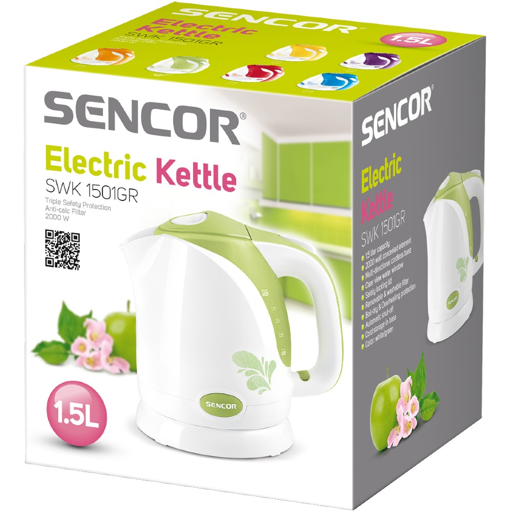 Покупка Электрочайник SENCOR SWK1501GR