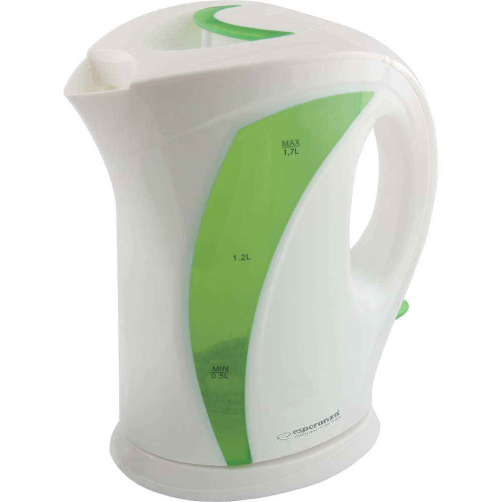 

Электрочайник ESPERANZA Kettle EKK018 White-Green, Kettle EKK018 White-Green