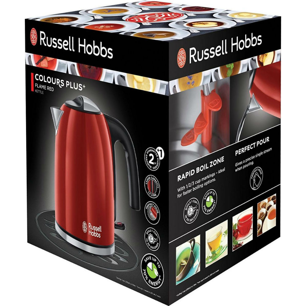 Электрочайник RUSSELL HOBBS 20412-70 Colours Plus Red Нагревательный элемент диск