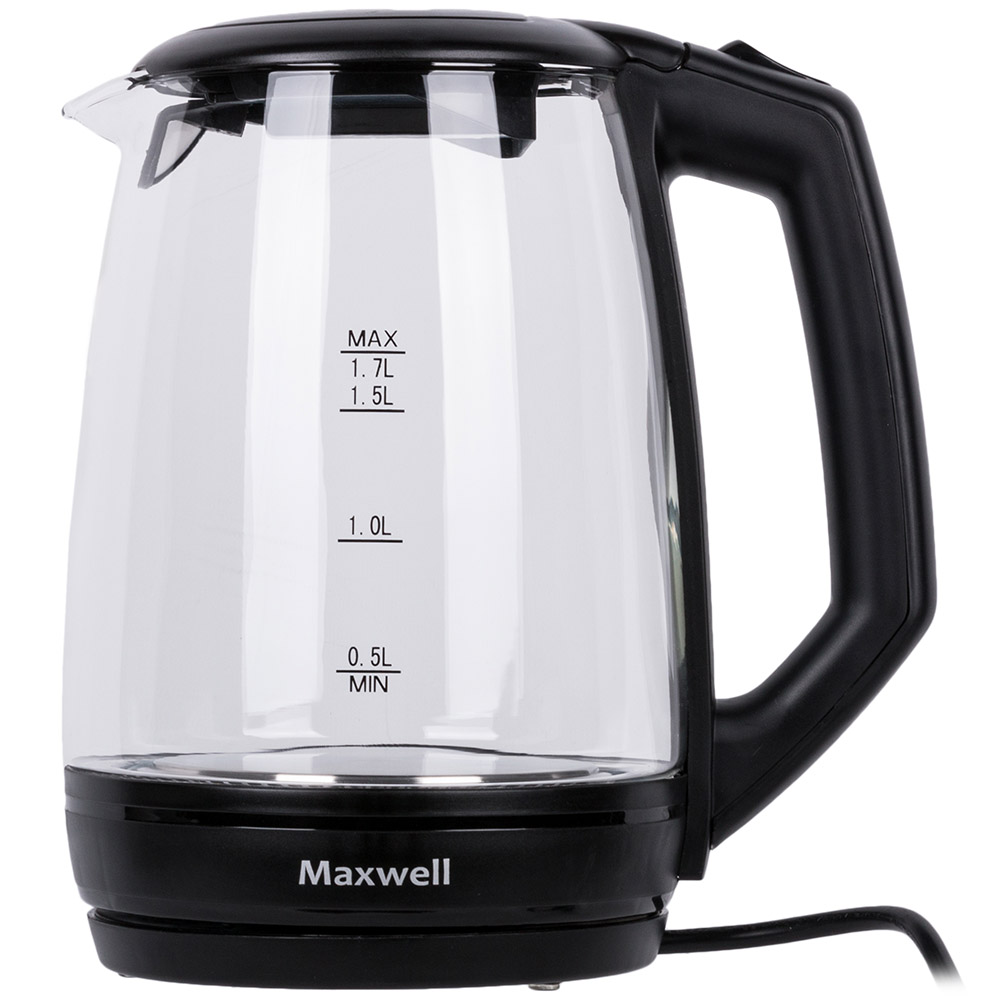 Електрочайник MAXWELL MW-1076 Матеріал корпуса скло