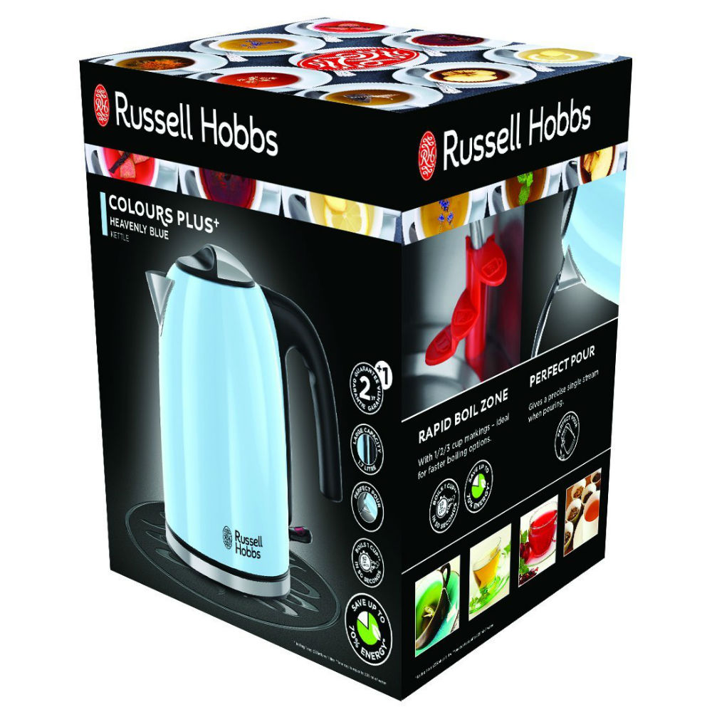 Електрочайник RUSSELL HOBBS 20417-70 Colours Plus Матеріал корпуса нержавіюча сталь