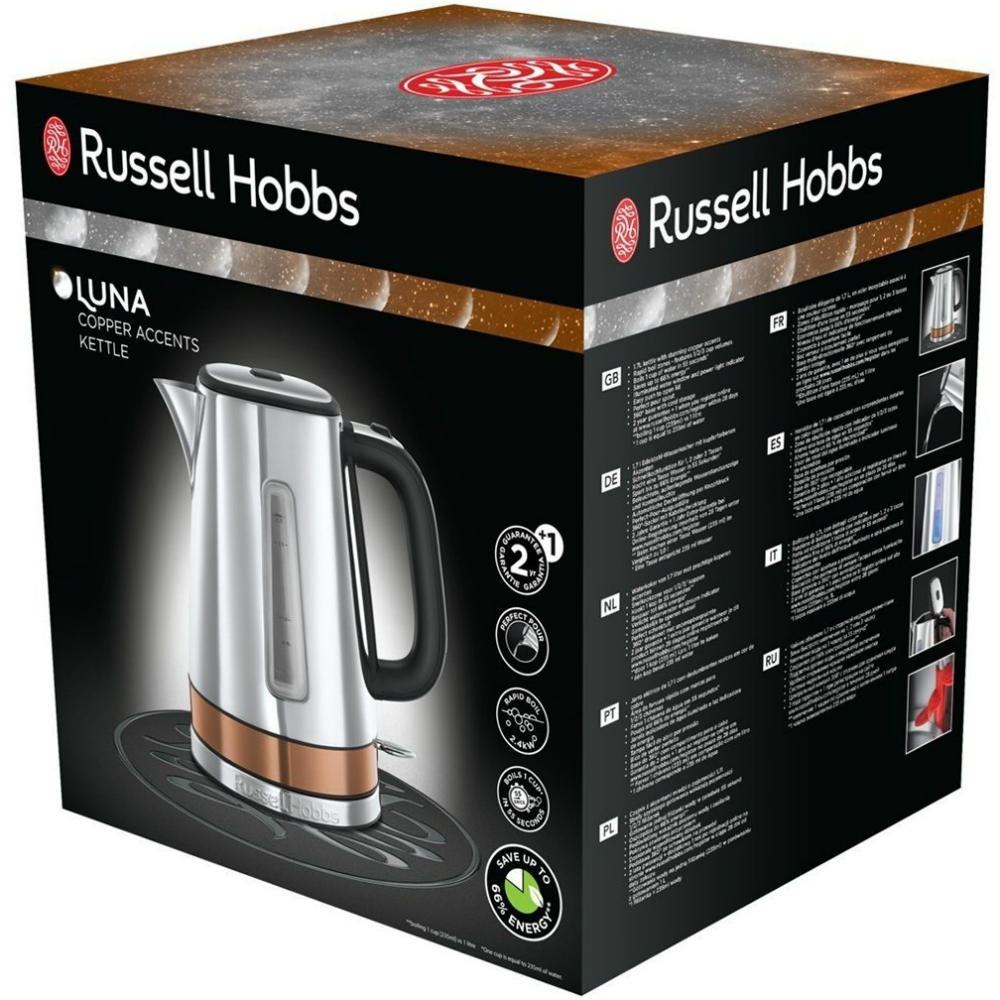 Зовнішній вигляд Електрочайник RUSSELL HOBBS 24280-70 Luna Copper