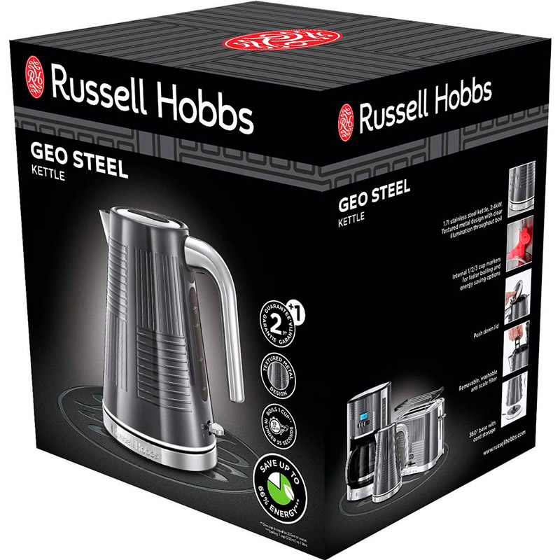 Електрочайник RUSSELL HOBBS 25240-70 Geo Steel Нагрівальний елемент диск