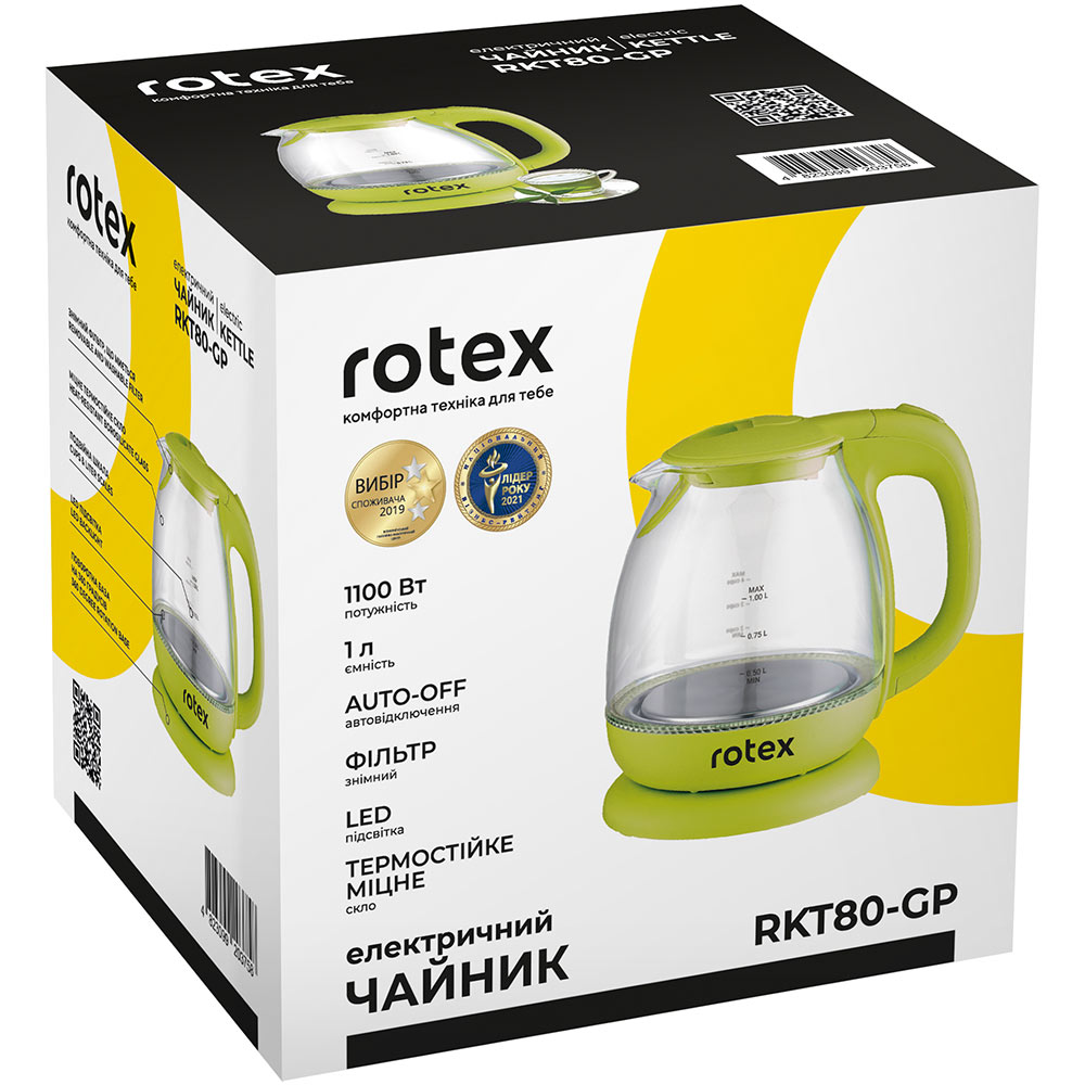 Замовити Електрочайник ROTEX RKT80-GP