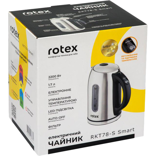 Покупка Электрочайник ROTEX RKT78-S Smart