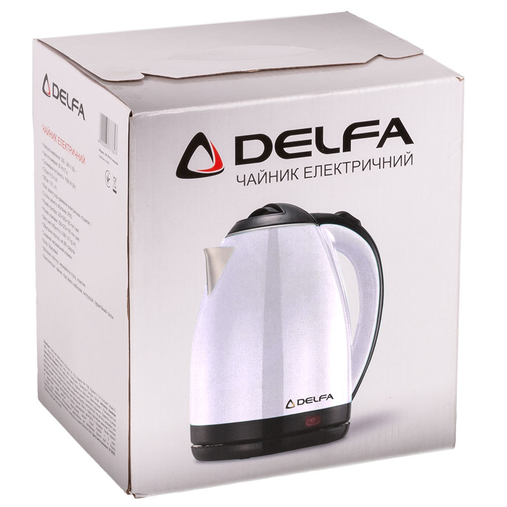 Заказать Электрочайник DELFA DK 3510 X White