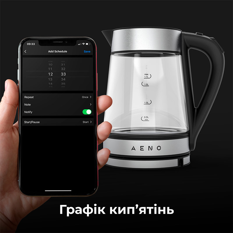 Покупка Електрочайник AENO EK1S (AEK0001S)