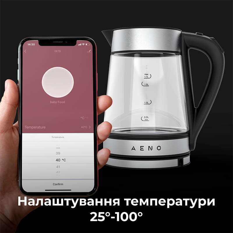 Зображення Електрочайник AENO EK1S (AEK0001S)