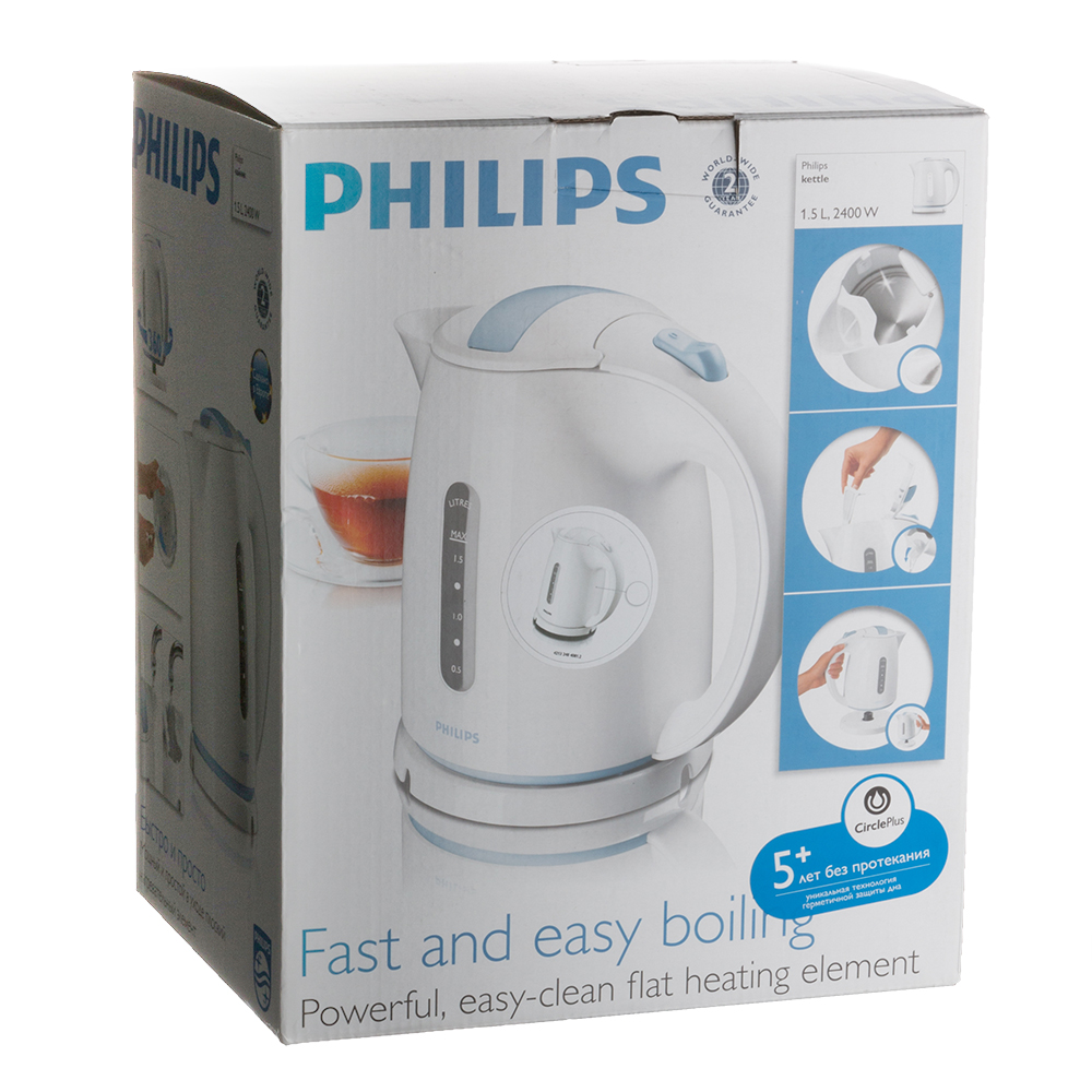 Зовнішній вигляд Електрочайник PHILIPS HD 4646/00