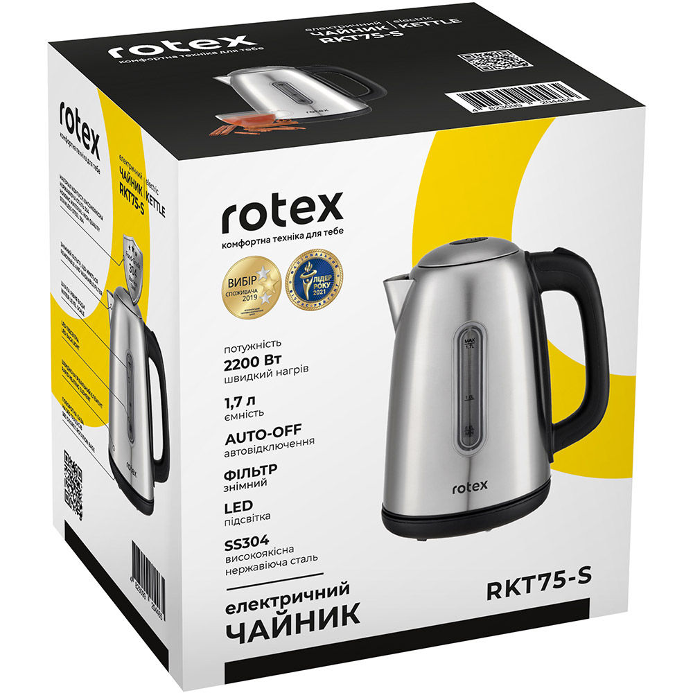 Покупка Электрочайник ROTEX RKT75-S