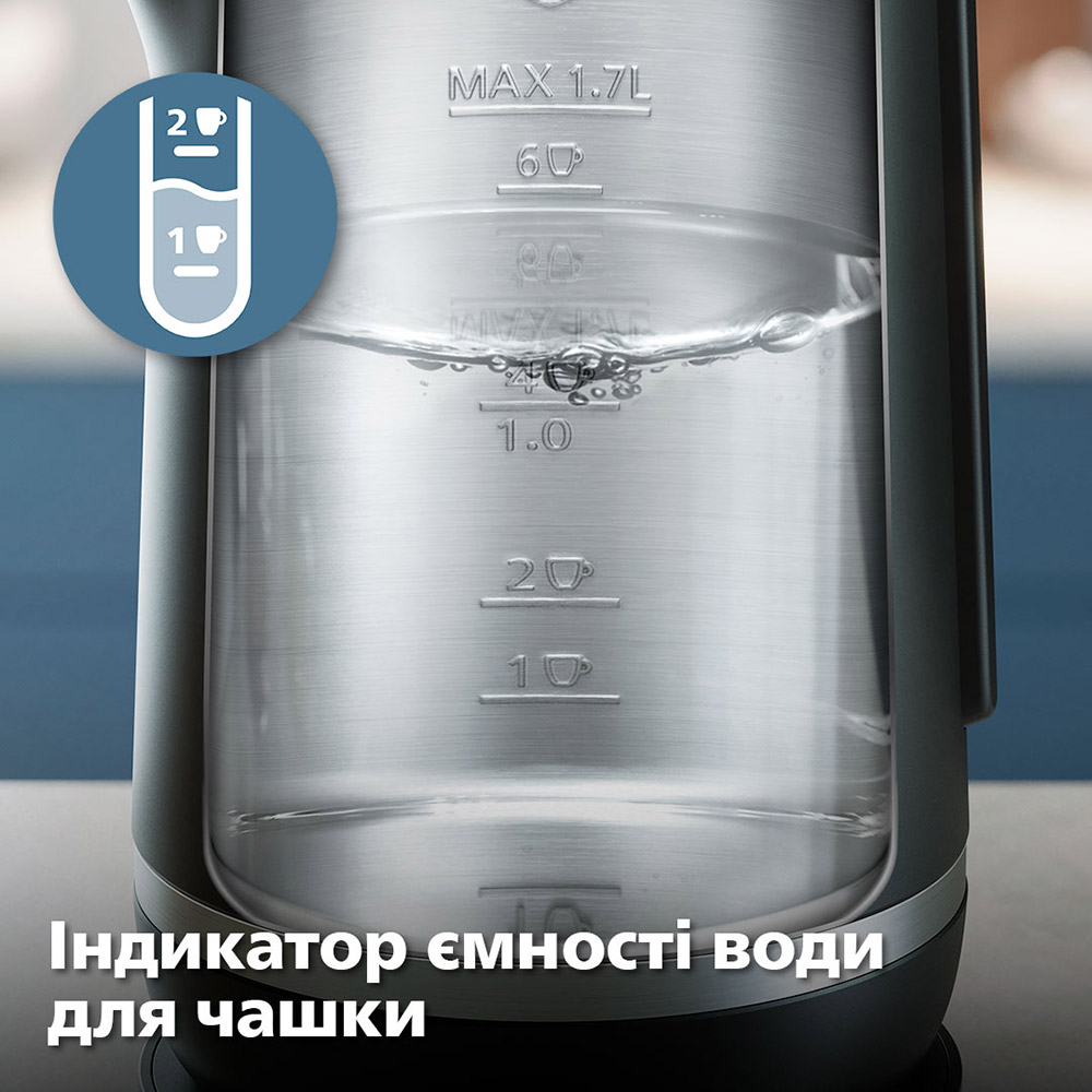 Изображение Электрочайник PHILIPS Double Walled Kettle 5000 HD9395/90