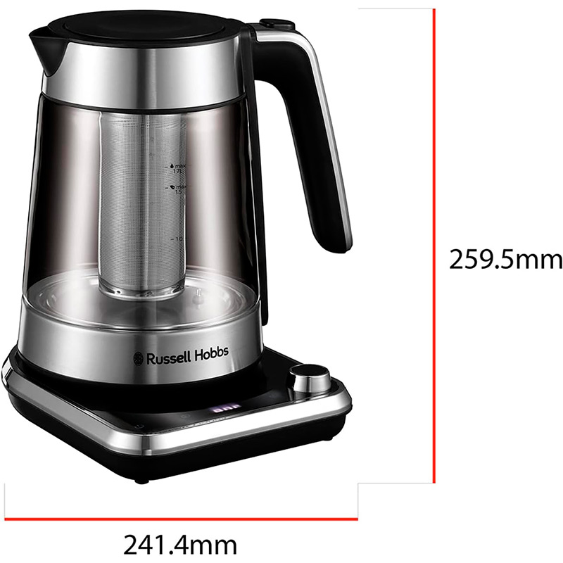 В интернет магазине Электрочайник RUSSELL HOBBS 26200-70 Attentiv Kettle Grey (26200-70)