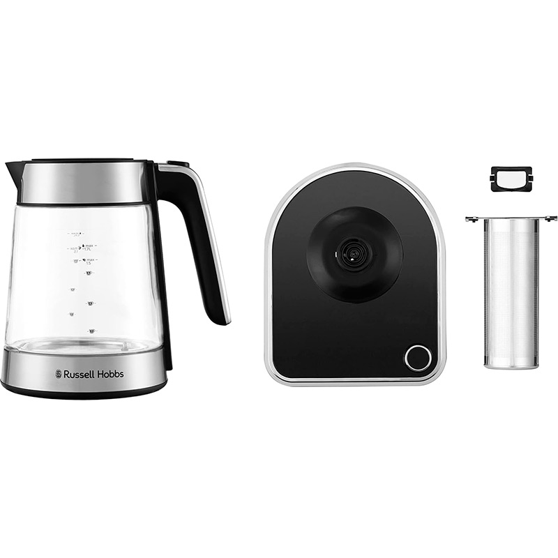 Зовнішній вигляд Електрочайник RUSSELL HOBBS 26200-70 Attentiv Kettle Grey (26200-70)