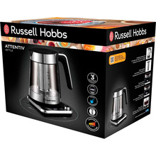 Электрочайник RUSSELL HOBBS 26200-70 Attentiv Kettle Grey (26200-70)