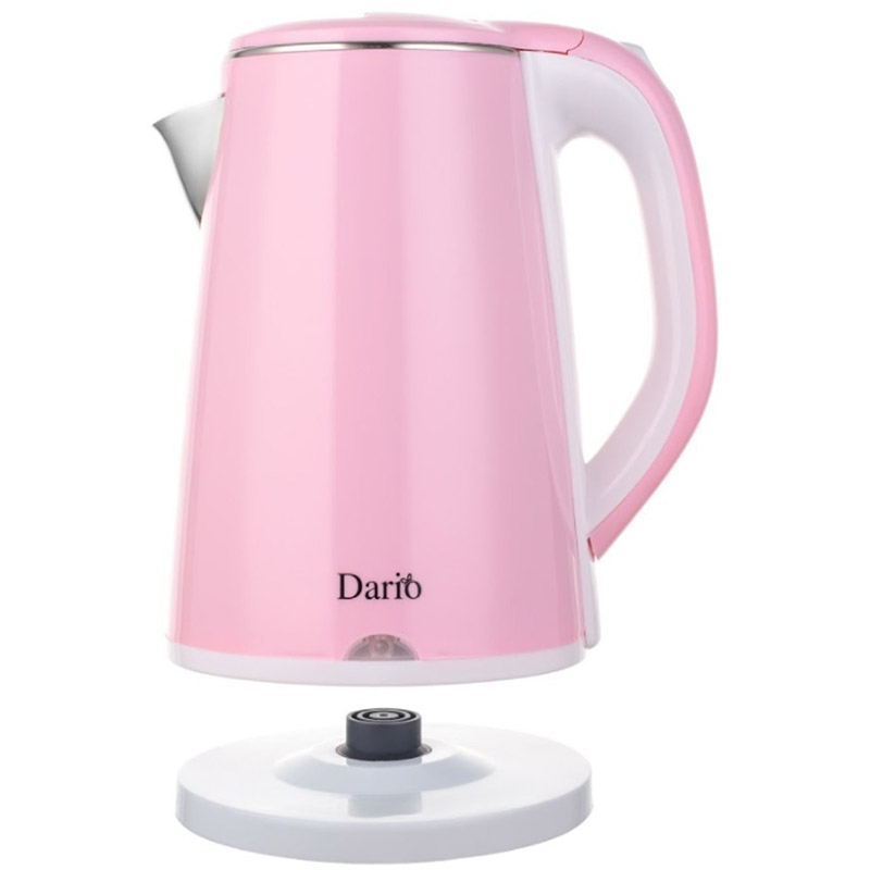 Электрочайник DARIO DR2303 Pink Материал корпуса пластик