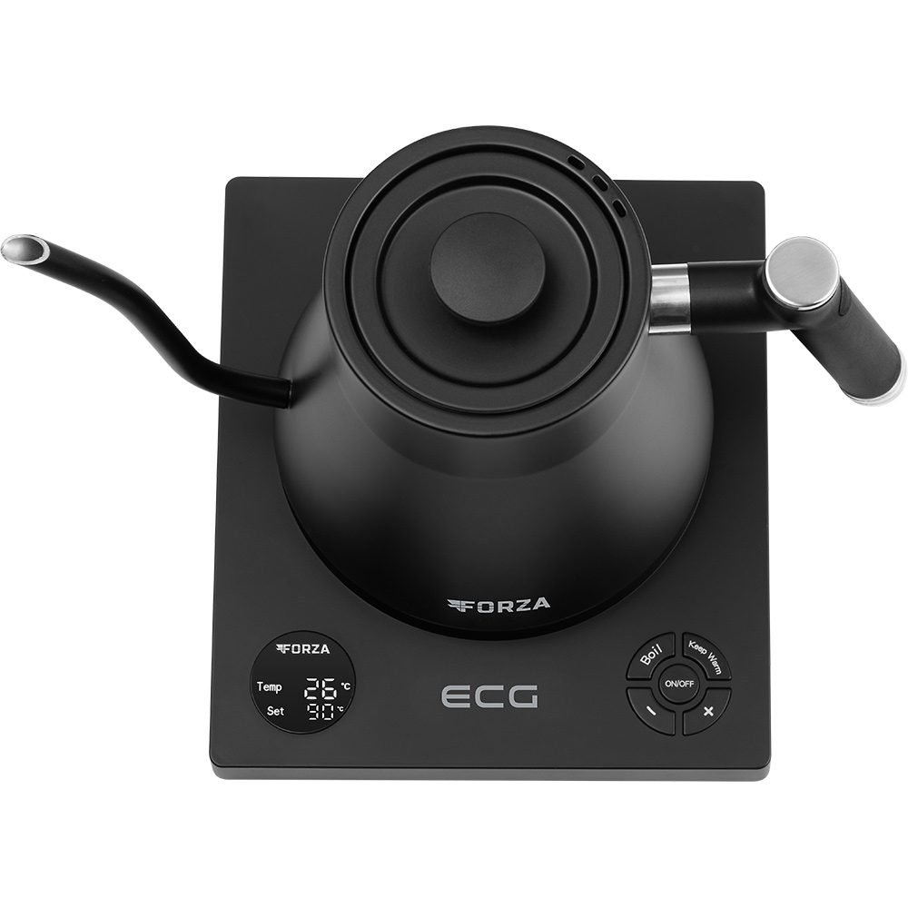 Електрочайник ECG Forza 8000 Pour over Nero Об'єм 1