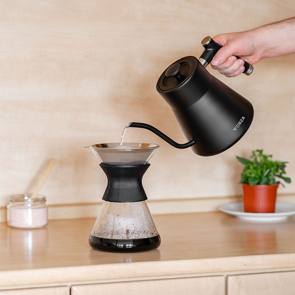 Огляд Електрочайник ECG Forza 8000 Pour over Nero