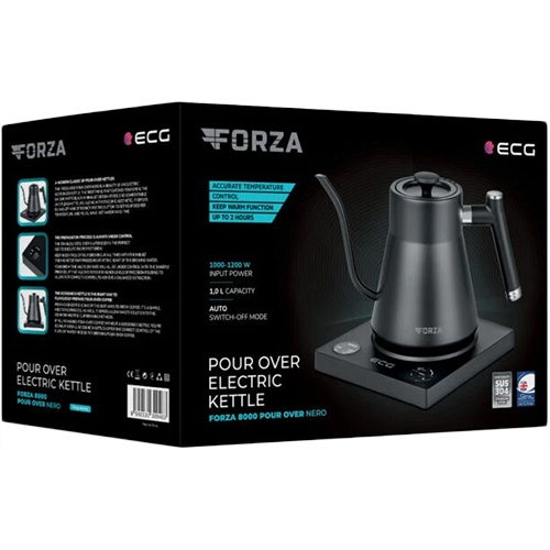 В інтернет магазині Електрочайник ECG Forza 8000 Pour over Nero