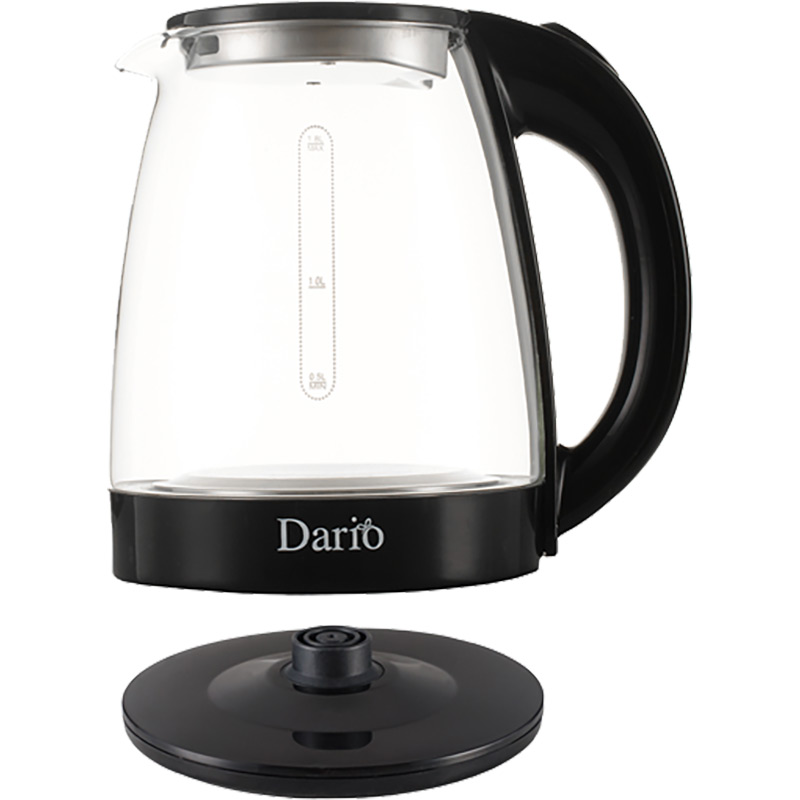 Електрочайник DARIO DR1802 Black (8595750196162) Потужність 1800