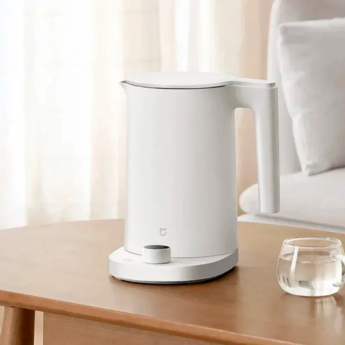 Електрочайник MIJIA Thermostatic Kettle 2 Pro White (MJJYSH01YM) Матеріал корпуса пластик