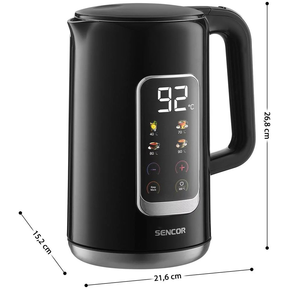 Зображення Електрочайник SENCOR Black SWK0951BK