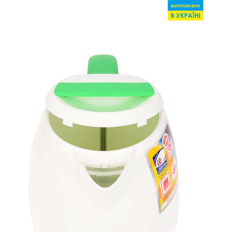 Електрочайник SATURN ST-EK8437U White/Lt.Green Об'єм 1.7