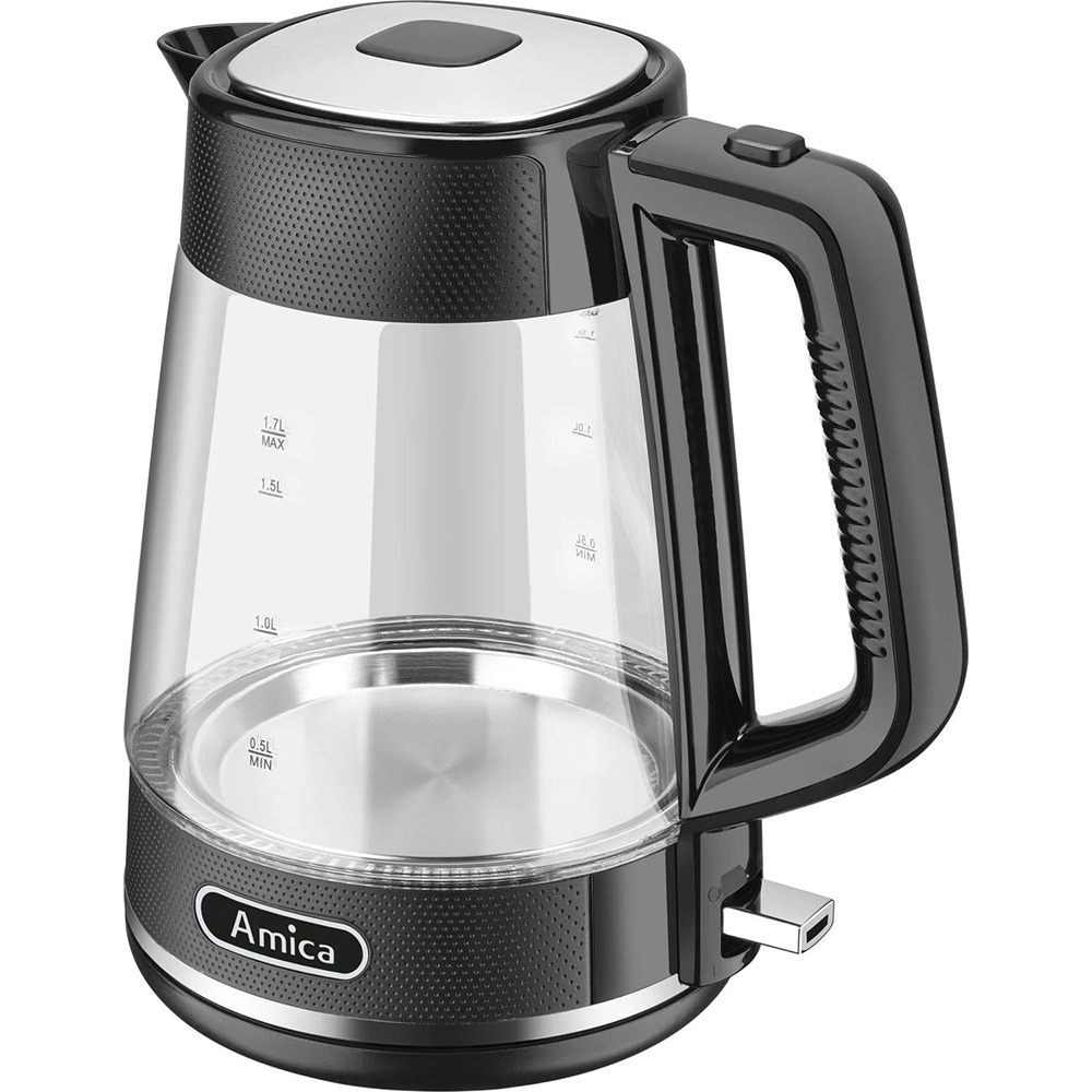 Електрочайник AMICA KF 4050G Матеріал корпуса скло