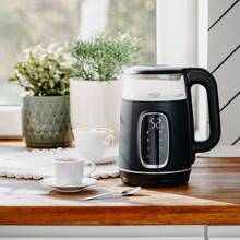 Електрочайник ADLER AD 1305 Black/Silver (AD1305BS)