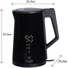 Електрочайник ADLER AD 1345 Black (AD1345B)