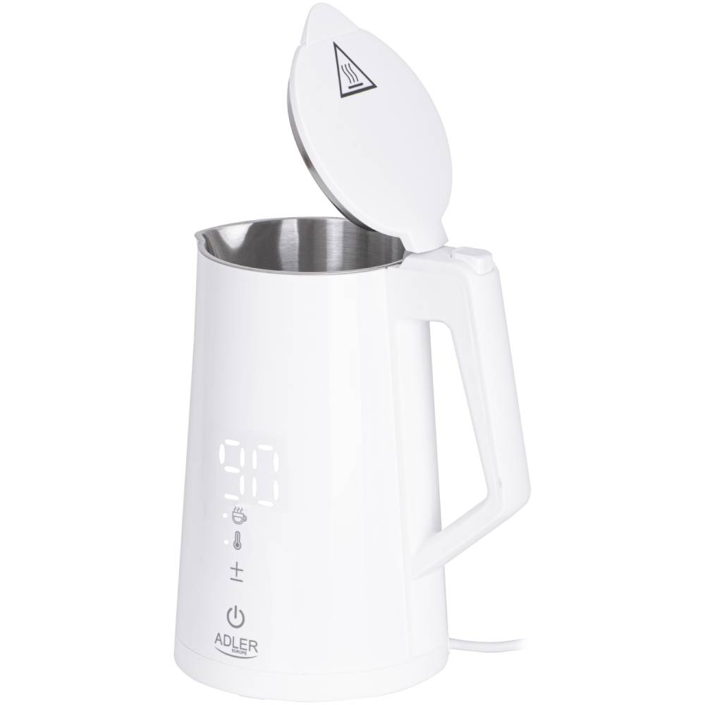 Електрочайник ADLER AD 1345 White (AD1345W) Потужність 2200