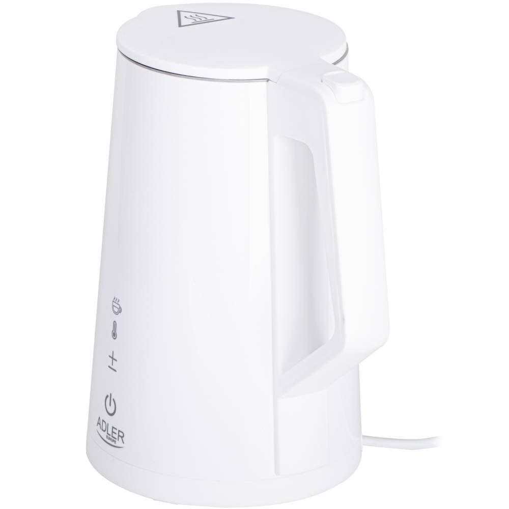 Електрочайник ADLER AD 1345 White (AD1345W) Об'єм 1.7
