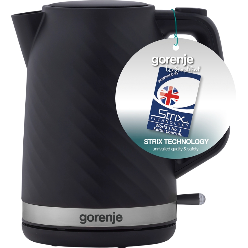 Электрочайник GORENJE K17SPB Black (KEP3053-GS) Мощность 2200