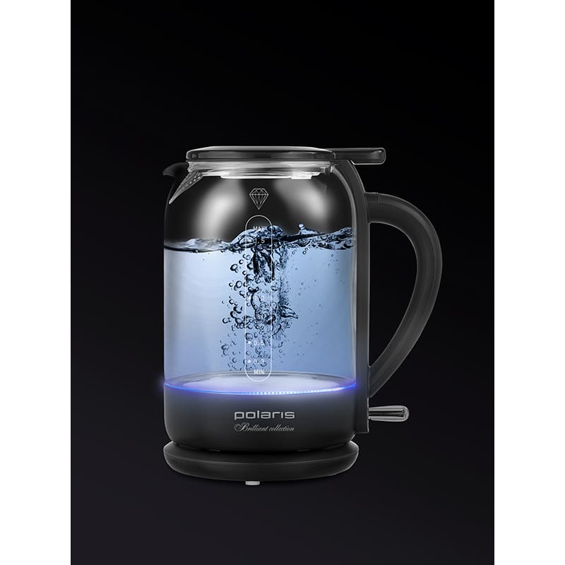 Зображення Електрочайник POLARIS PWK 17103CGL Water Way Pro Black (Не для продажу)
