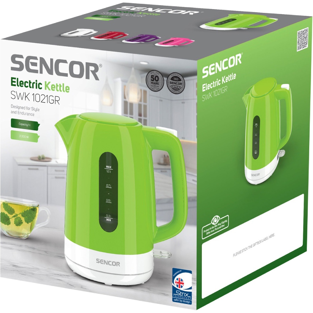 Изображение Электрочайник SENCOR SWK 1021GR