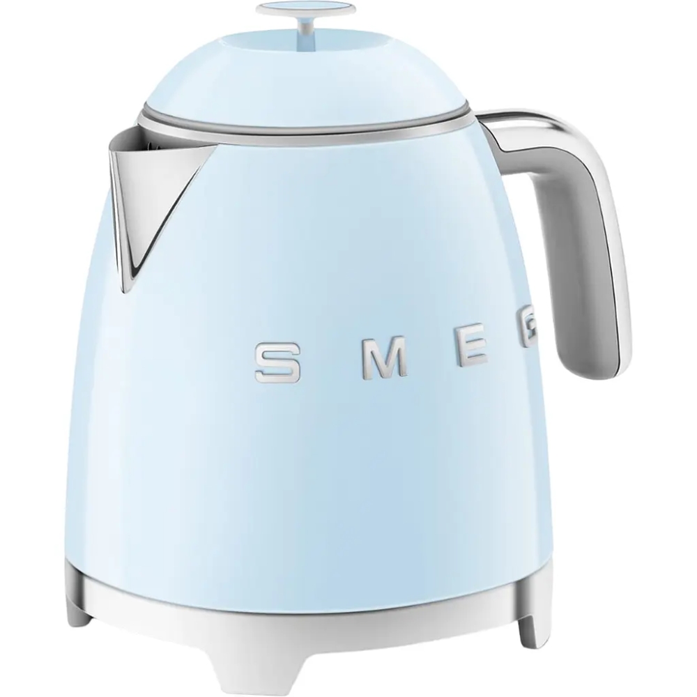 Электрочайник SMEG KLF05PBEU Дополнительно отсек для кабеля; основа с возможностью поворота на 360 градусов; автоматическое отключение при 100°C; длина кабеля: 1 м
