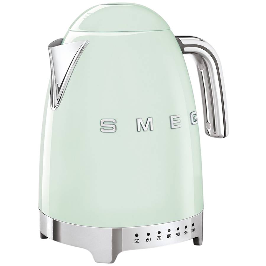 Електрочайник SMEG KLF04PGEU Додатково Поворотна база 360; мірна шкала